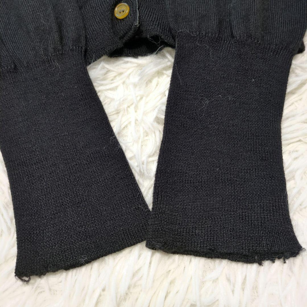 希少✨ヴィヴィアンウエストウッド オーブ刺繍 カーディガン 黒　M