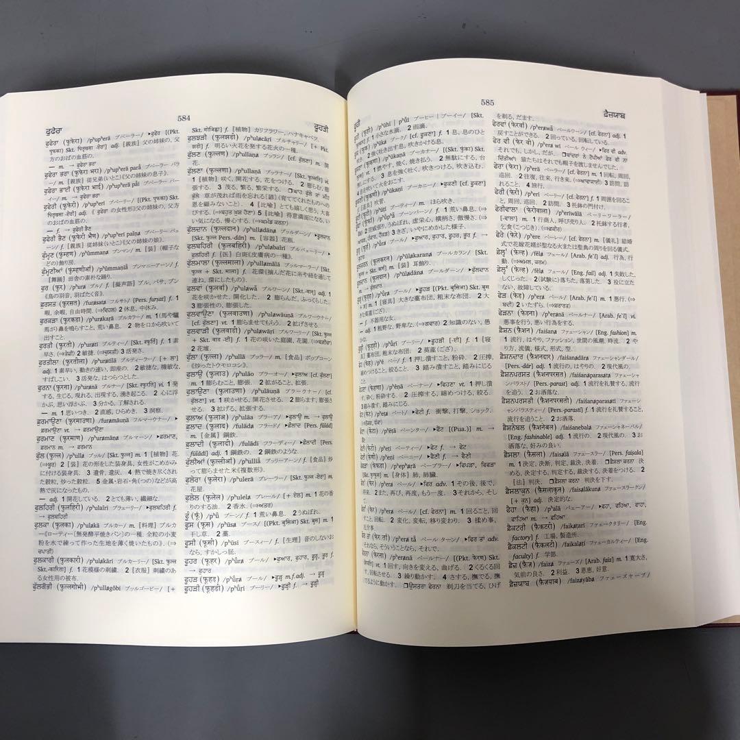 【中古本】パンジャービー語・日本語辞典