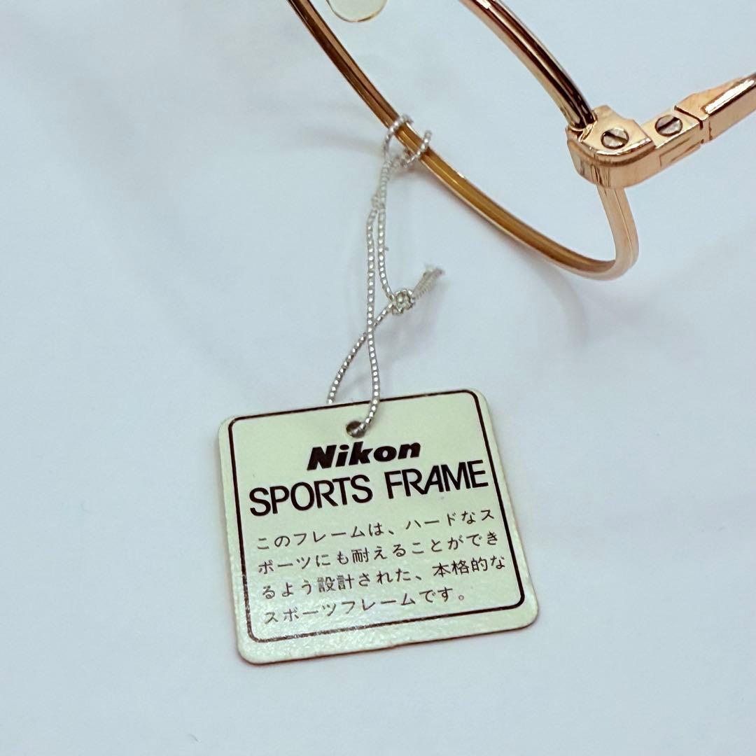 ヴィンテージ Nikon 眼鏡フレーム SPORTS FRAME 金色 日本製
