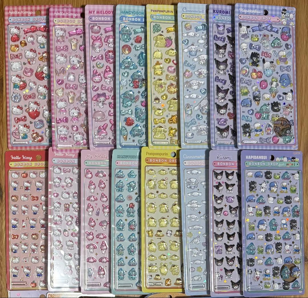 サンリオ　ボンボンドロップシール