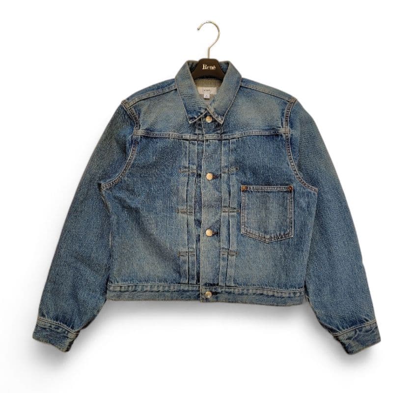 【HYKE】TYPE1ユーズドウォッシュデニムジャケット 2