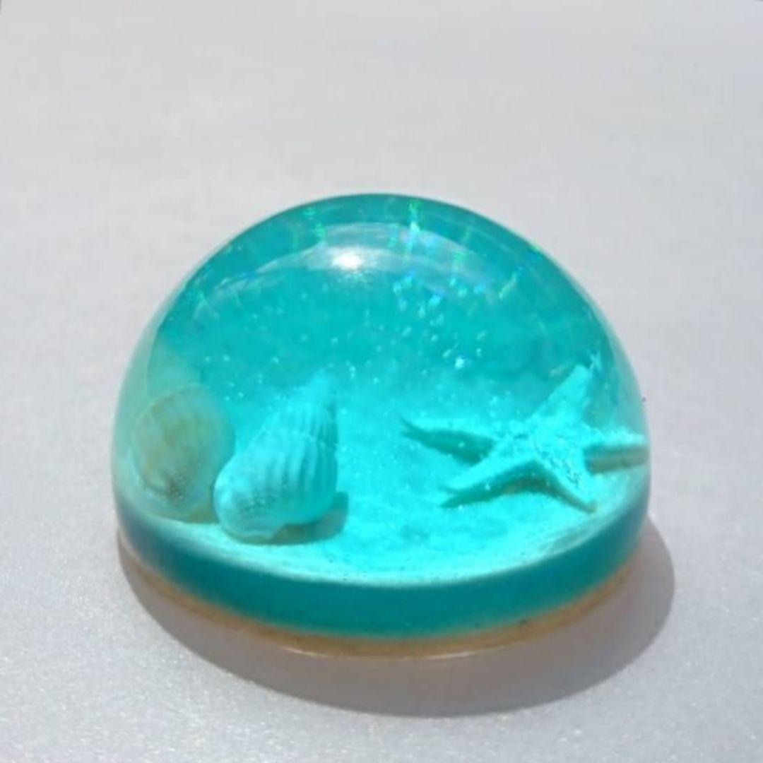 【 海のかけらドーム No.2172 】エポキシレジン オーシャンアート レジン