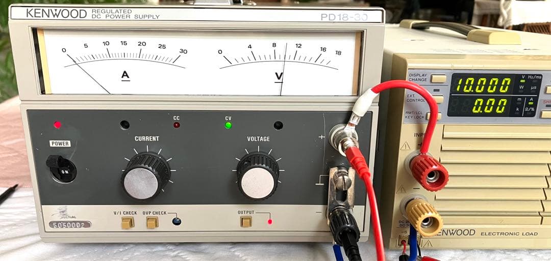 週末特別価格：KENWOOD 18V/30A 定電圧・定電流電源　PD18-30