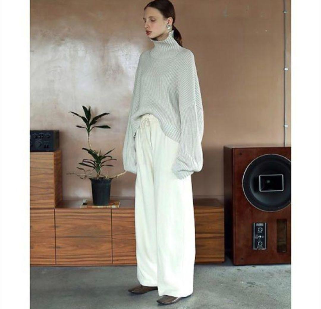 todayful トゥデイフルソフトウールパンツ ワイド