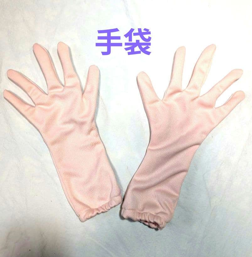 肌色全身タイツ 厚手生地着ぐるみ ショー手袋5本指ソックスセット男性用Mサイズ