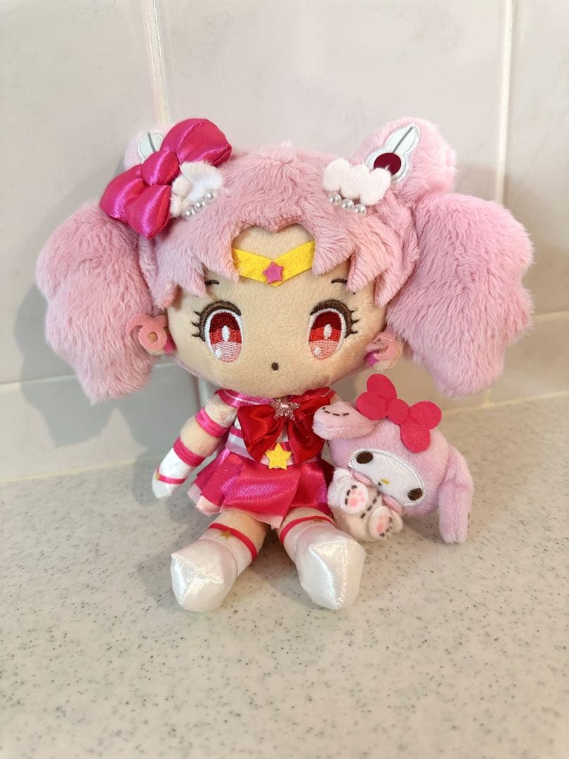 チビムーン＆マイメロ コラボぬいぐるみ