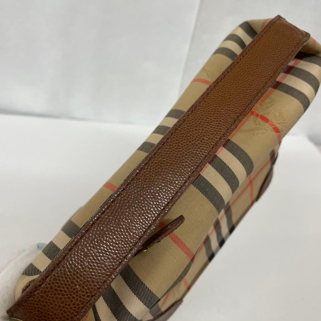 バーバリー ハンドバッグ ノバチェック シャドーホース キャンバス　トートバッグ