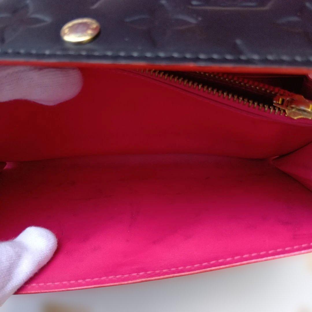 Louis Vuitton ヴェルニ　ポルトフォイル　サラ　長財布 ブラック