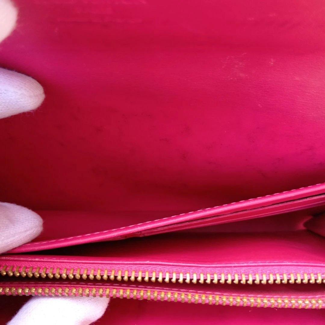 Louis Vuitton ヴェルニ　ポルトフォイル　サラ　長財布 ブラック