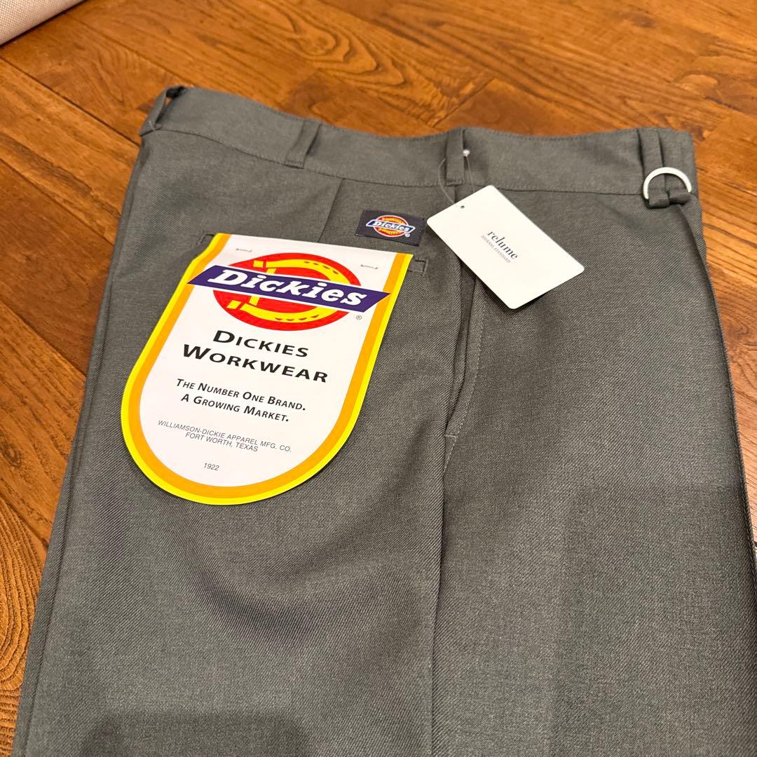 JS relume ×ディッキーズ ピンタックワイドスラックス グリーンM