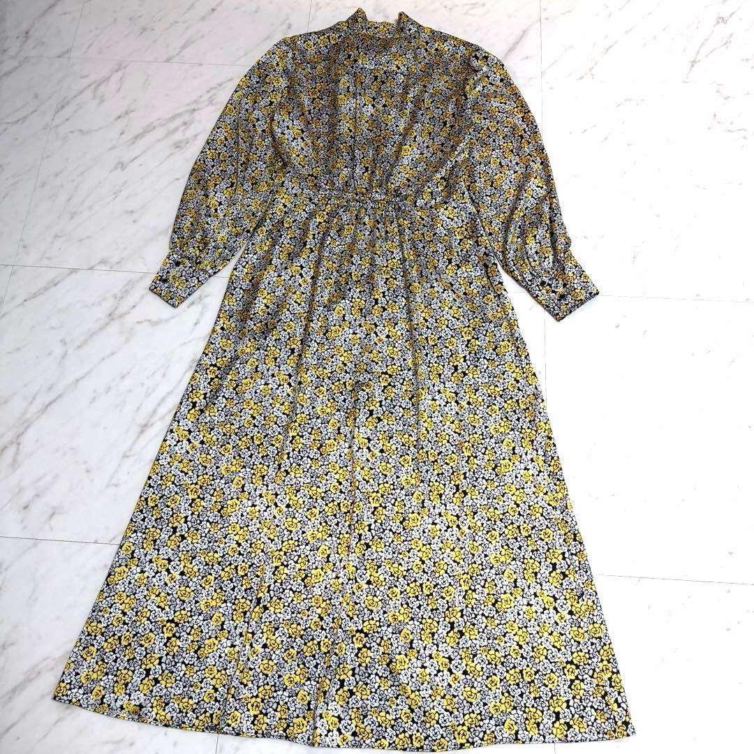 未使用✨️2024✨️完売品 アルアバイル プチフルールプリントワンピース ボウタイ