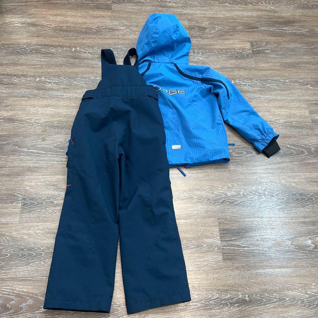 フェニックス 130 男の子　スキーウェア　青　ブルー　セットアップ