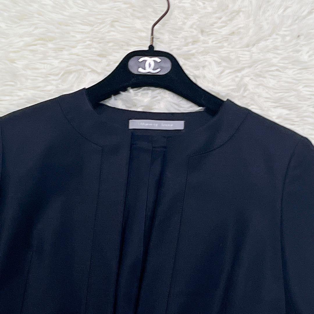 【美品】theory luxe　executive セットアップ ワンピース 紺