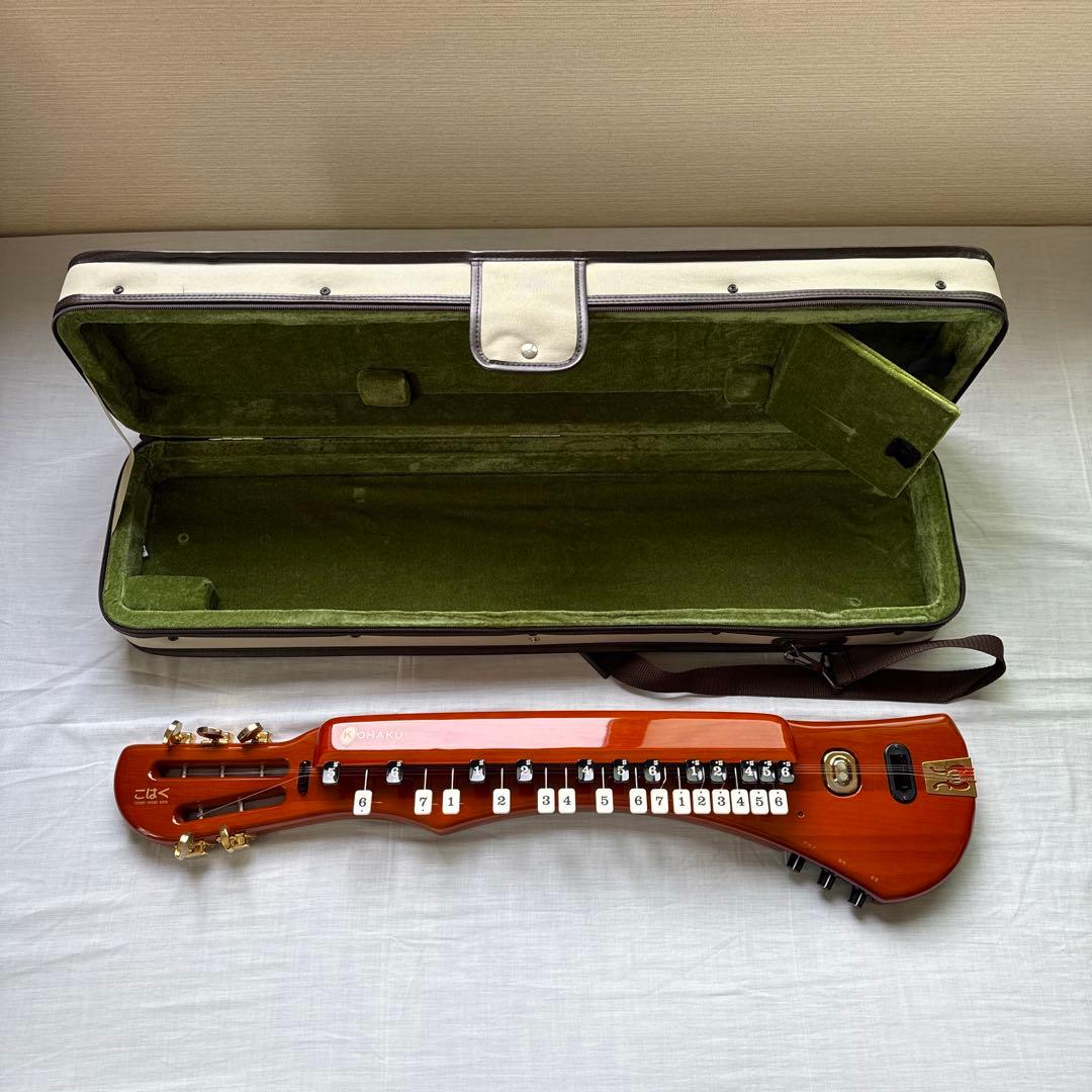【超美品】SUZUKI 電気ソプラノ大正琴 スズキ こはく