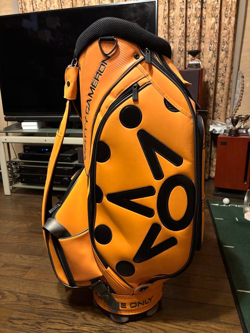 ア*ジ様 SCOTTY CAMERON キャディバッグ オレンジ