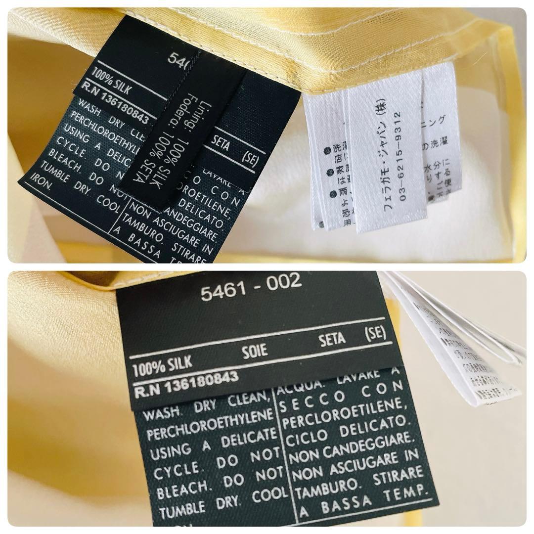 希少⭐︎Salvatore Ferragamo シルク100% ワンピースドレス