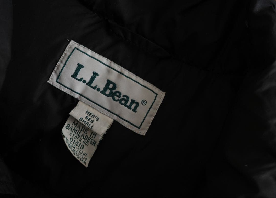 90s llbean  down vest 中綿