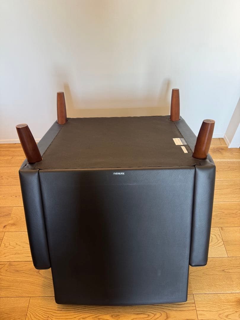 karimoku カリモク ロビーチェア ソファ 1シーター ブラック