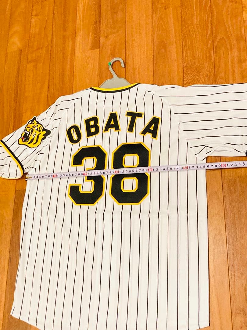 阪神タイガース 小幡　ユニフォーム ミズノ 刺繍　ホーム　M 刺繍 阪神公認公式