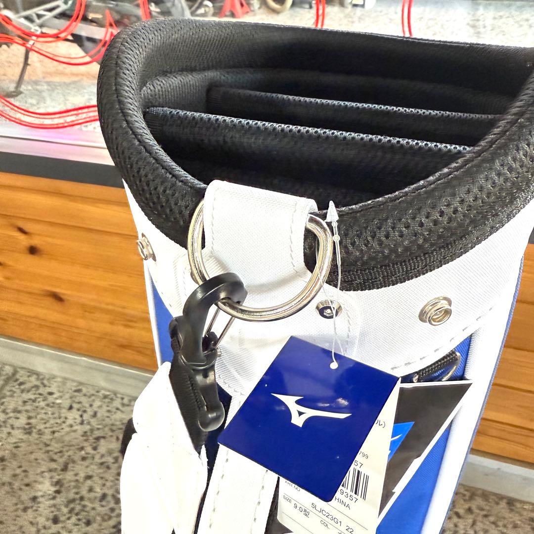 新品未使用タグ付き‼️【ミズノ】9.0型47インチ対応軽量設計ゴルフキャディバッグ