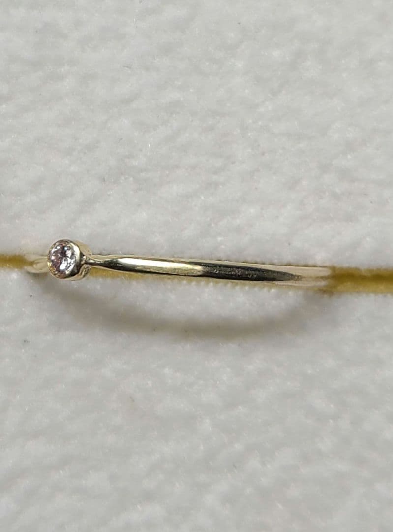 Hippieオーダー★アーガイル鉱山産ピンクダイヤモンドリング10K★