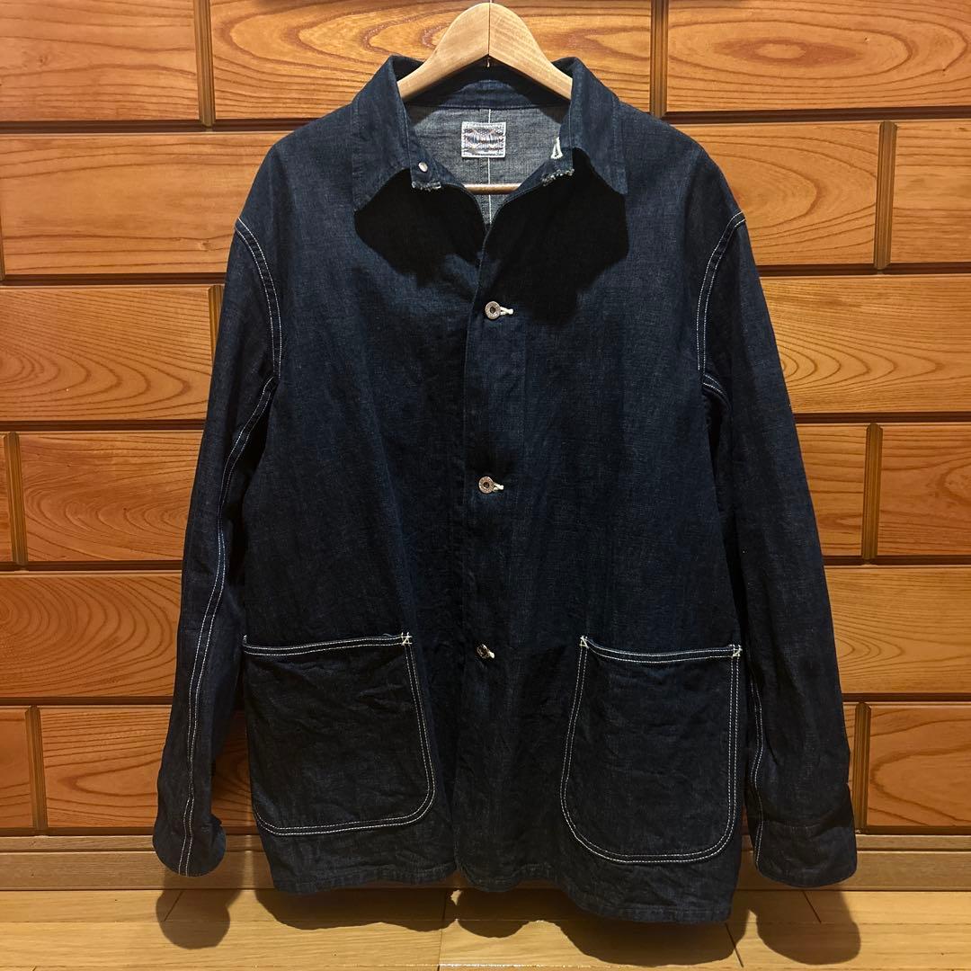 ザ　リアルマッコイズ　チョアジャケット　デニム カバーオール　サイズ42