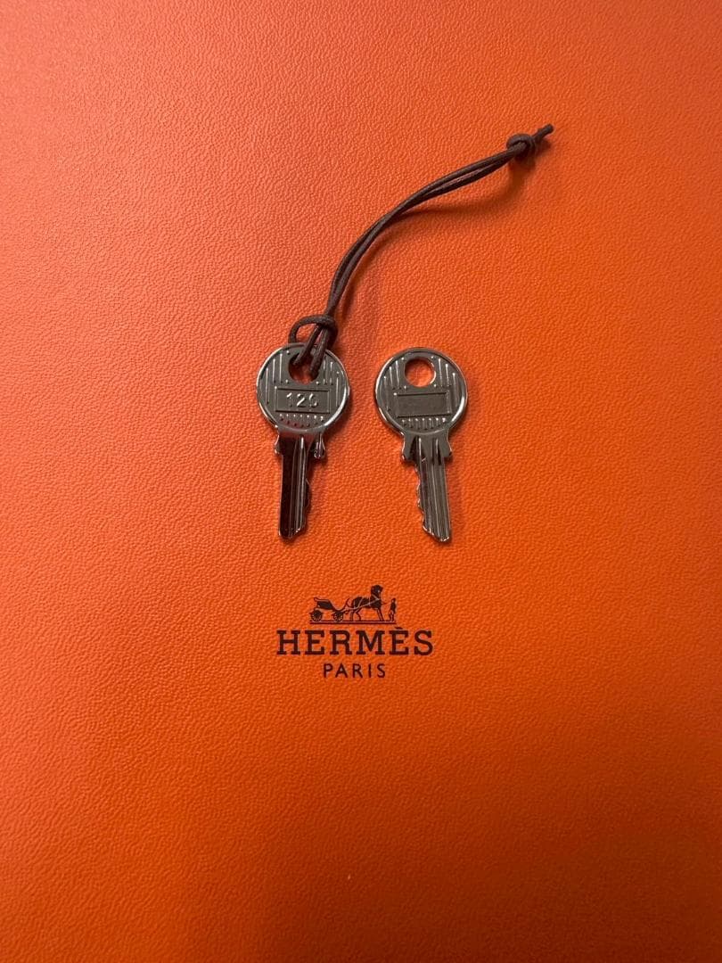 HERMES カデナ 120番 鍵のみ 保存袋付き 2個セット