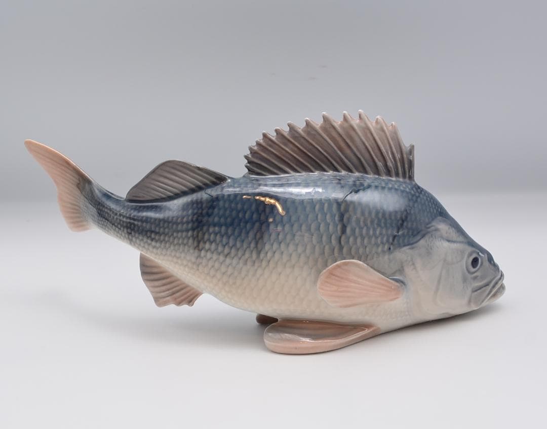 スズキ　魚　＃1138　★ロイヤルコペンハーゲン　デンマーク　ヴィンテージ