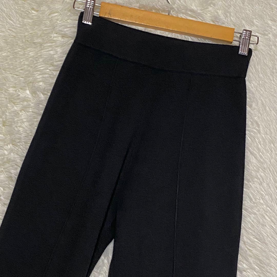 『Mediam』（Ｆ）ニット ガウチョパンツ/ブーツカット/ ロング丈