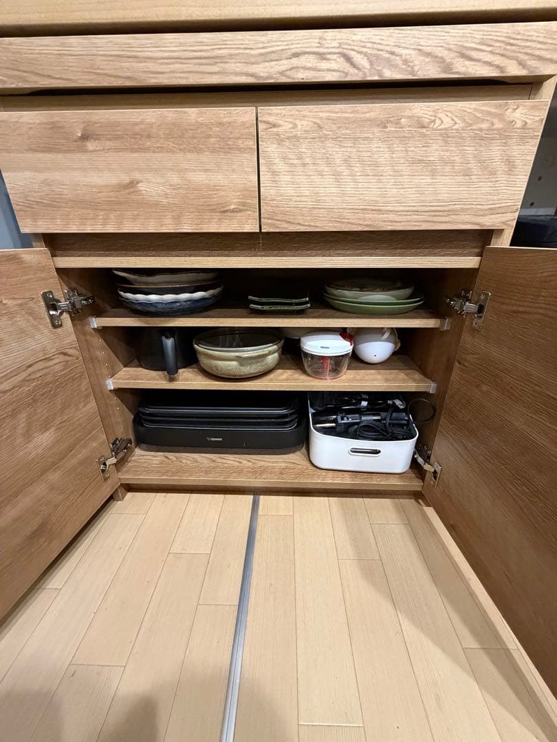 【美品】LOWYA食器棚 幅120 (直接の場合4万円)