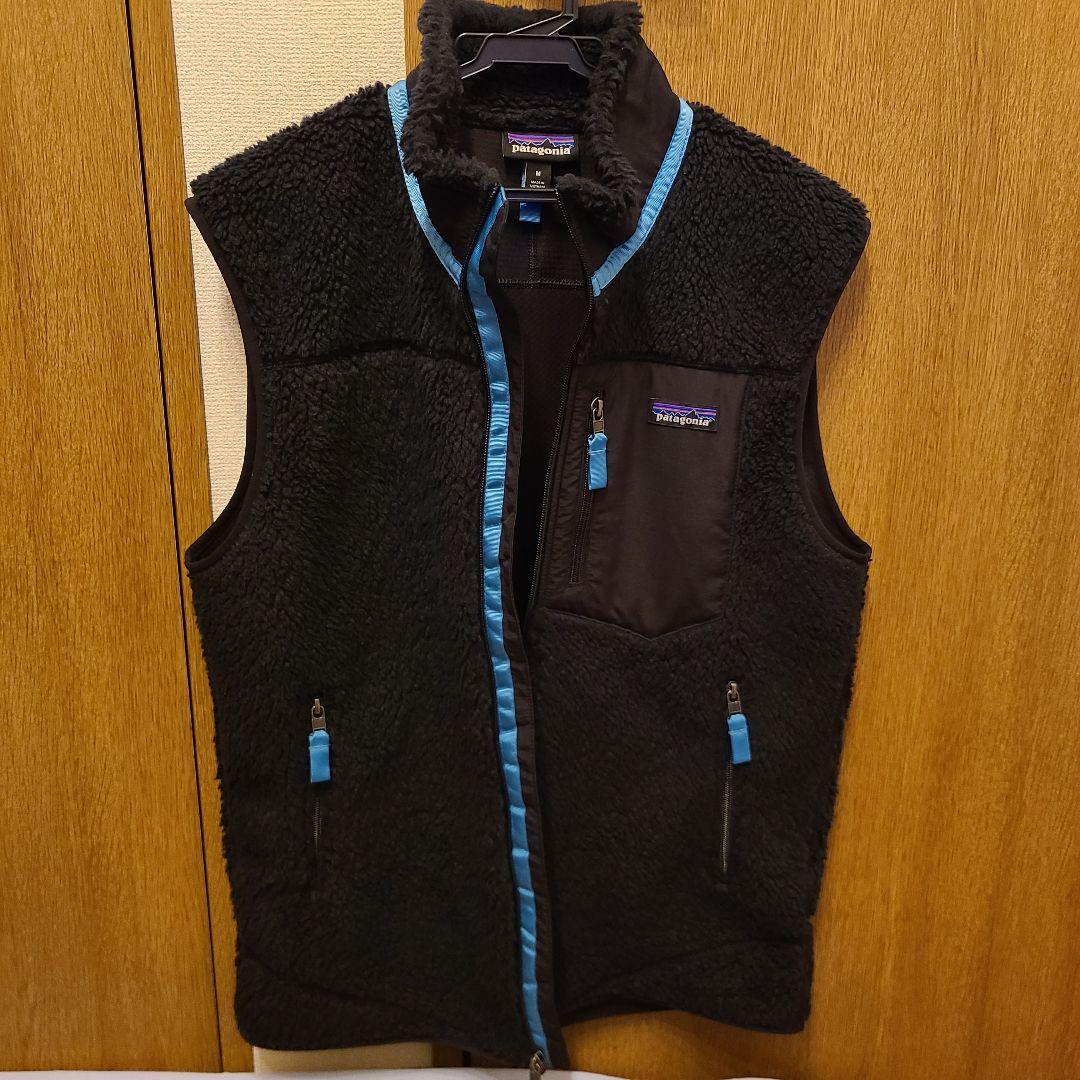 極美品M パタゴニア レトロX ベスト ブラック Pitch Blue