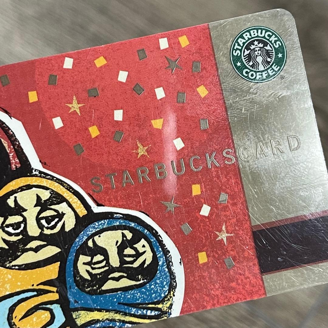 使用可能 スターバックス だるま 2002 正月 ニューイヤー スタバカード