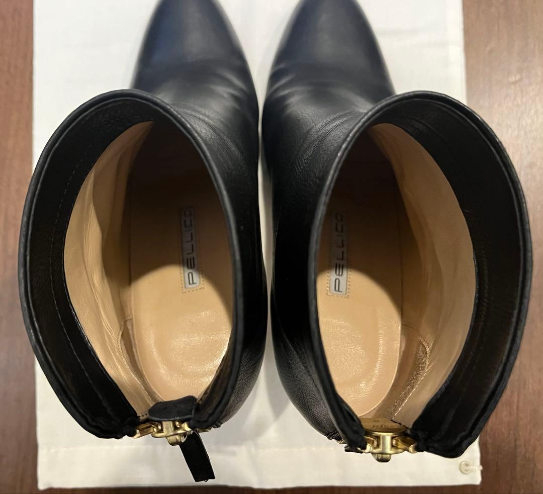 【週末限定価格】美品⭐︎ペリーコ　バックジップ　ショートブーツ　37