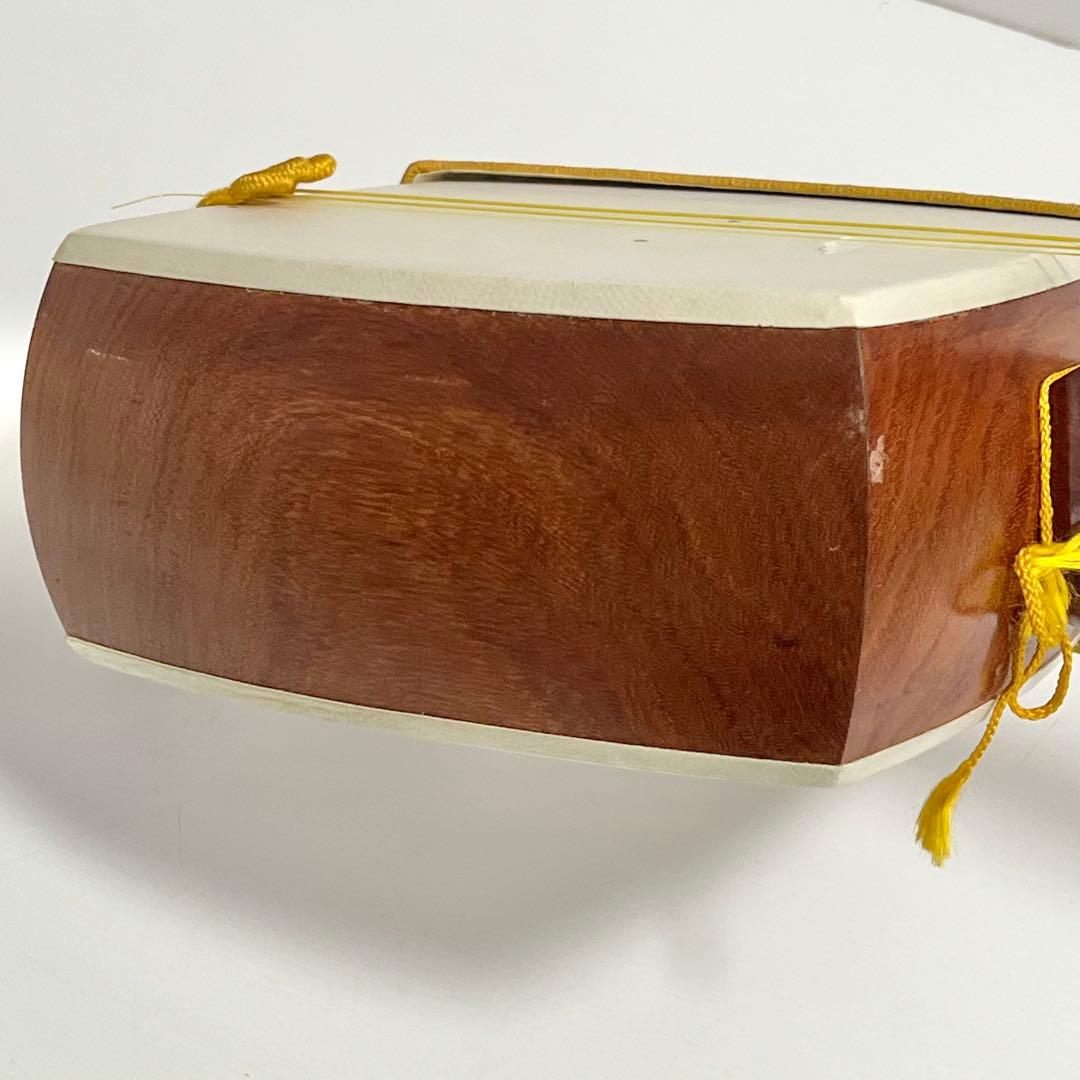 長唄三味線 丸打胴 撥 ハードケース付き