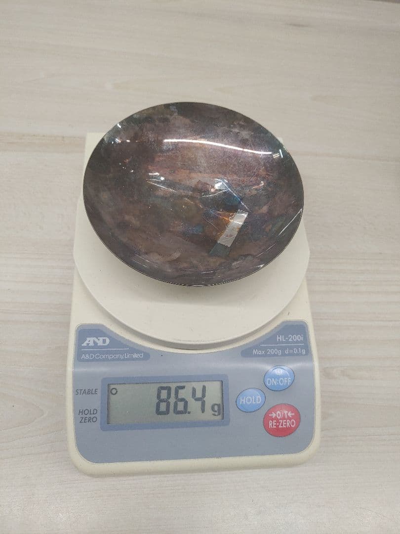 純銀 盃 5枚 約570g スクラップ　シルバー