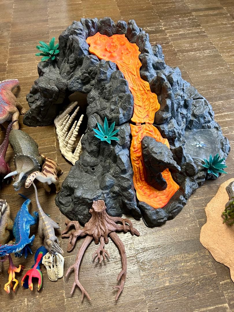 【まとめ売り】シュライヒ　火山・ 洞窟・フィギュアセット