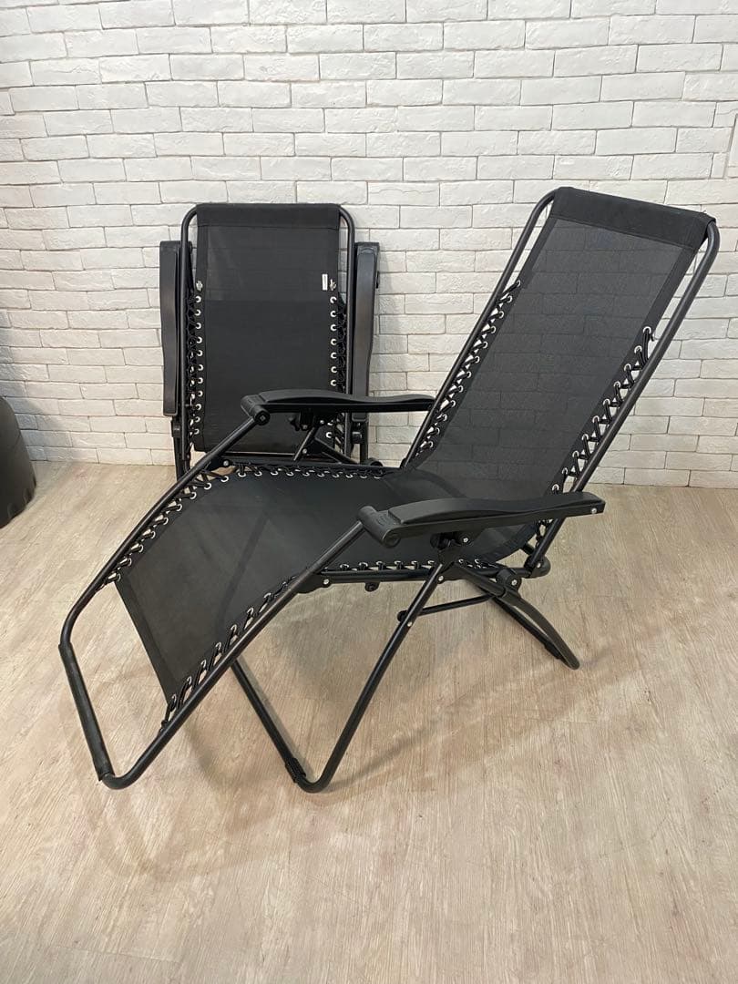 【BLACK550】定価22万　テラス　チェア　デッキ　アウトドア　椅子