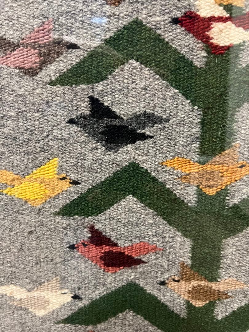 ナバホラグ 額装済み ツリーオブライフ ヴィンテージ