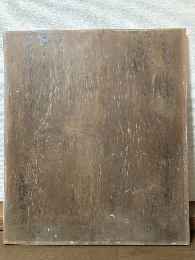 フランス アンティーク 花かご リボン 木製プレート家具装飾 フレンチグレー