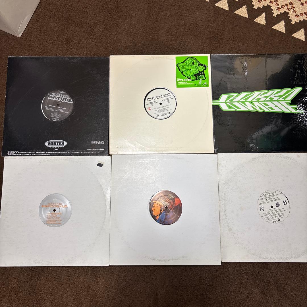 J-hiphop レコード６枚セット　日本語ラップクラシック