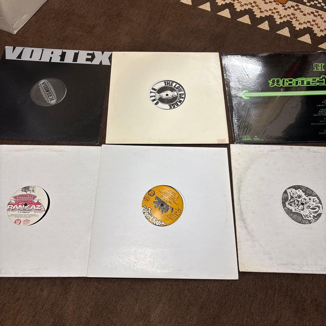 J-hiphop レコード６枚セット　日本語ラップクラシック