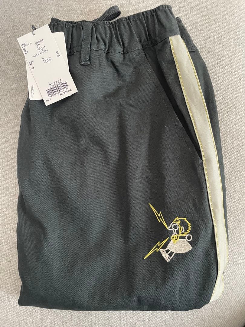 【Lサイズ】金色のガッシュ！！バルカン300 ルーズフィットサイドラインパンツ