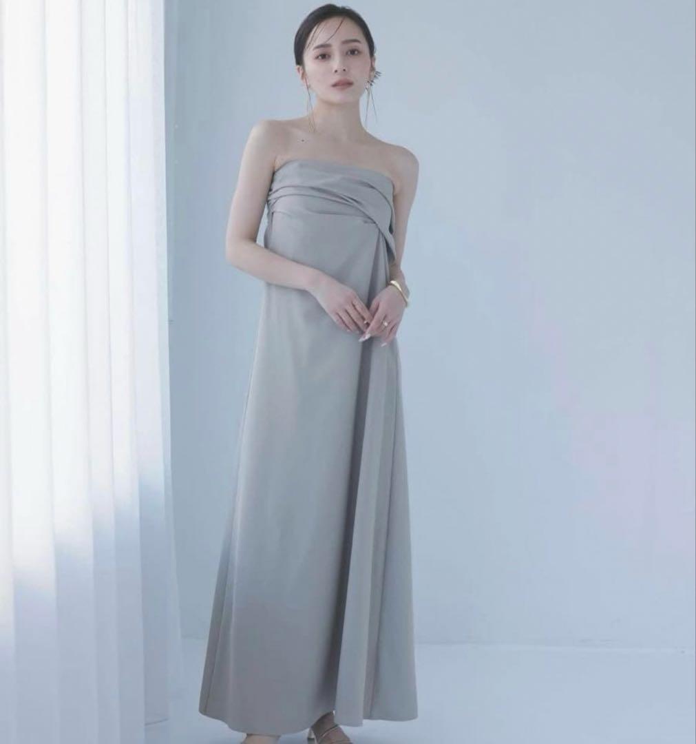 anuans フレールベアワンピース beige