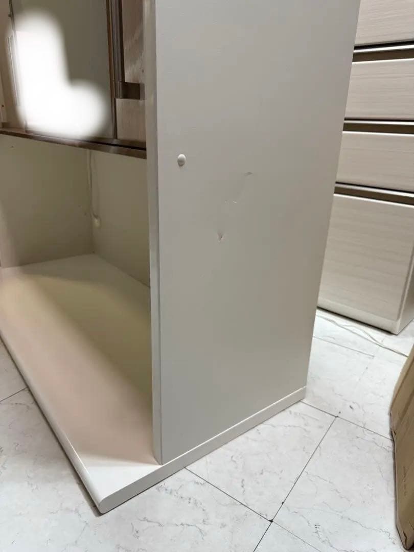 訳あり！ニトリ　キッチンボード120KB WH