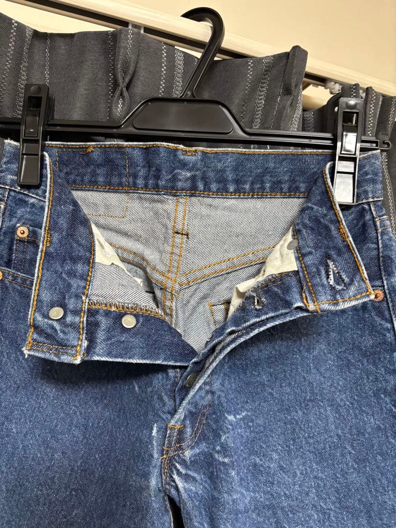 リーバイス501 66後期　ボタン裏6 w27L32