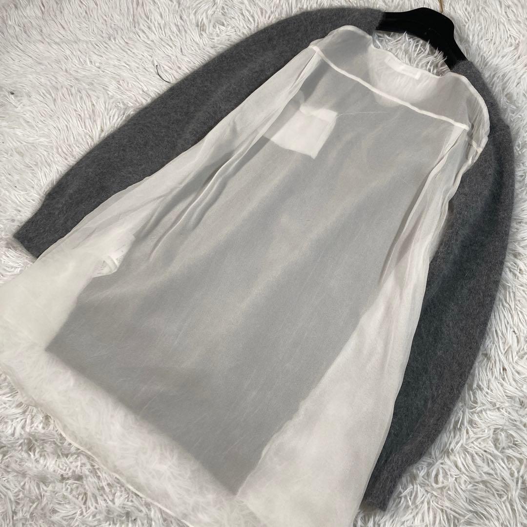 あかあかsacai luck サカイラック ニット　チュニック　アンゴラ