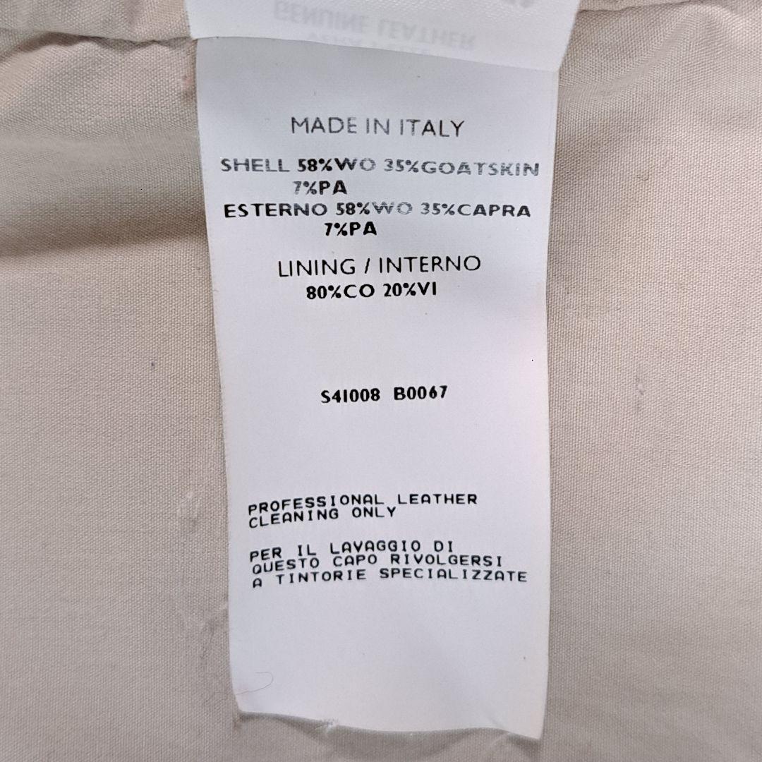 【本革仕様】Hettabretz　テーラードジャケット　ヤギ本革　イタリア製