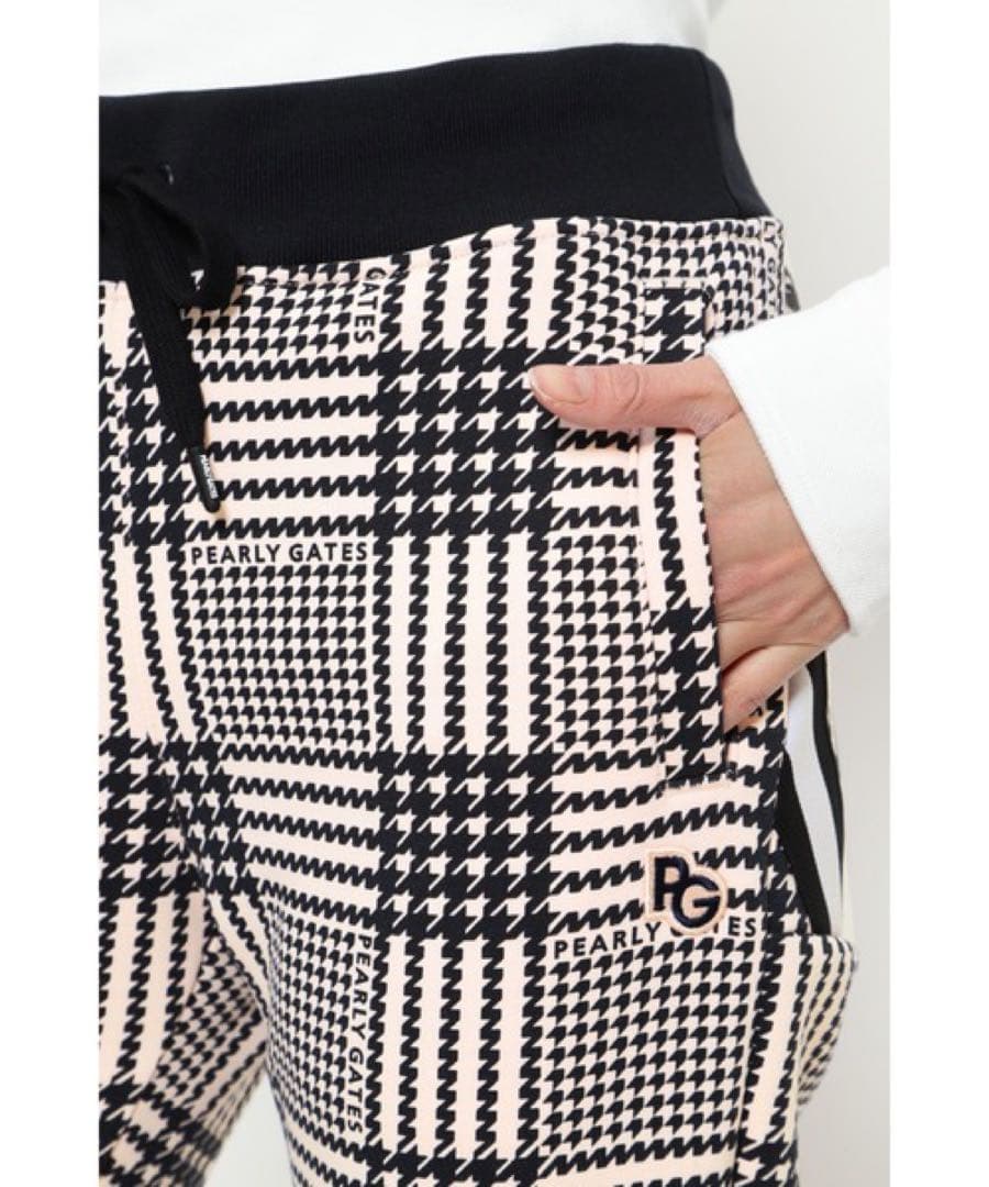 PEARLY GATES NOモノフィラエアクッション ダンボールニットパンツ