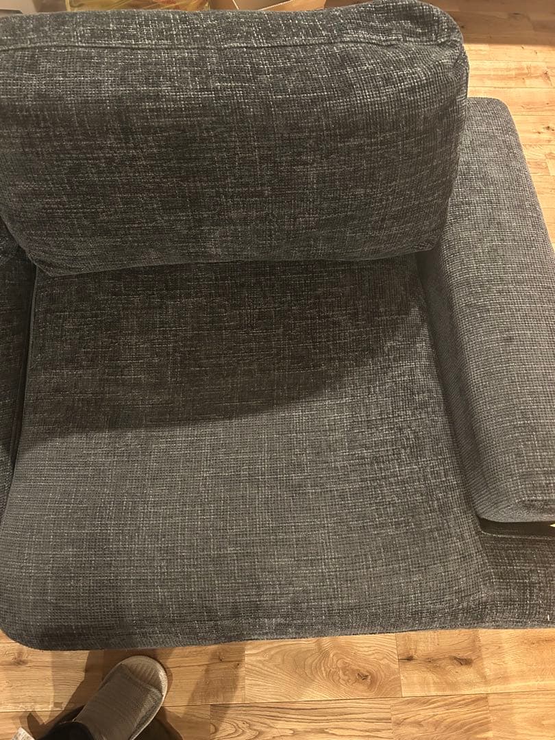 ファイン家具 fine kagu ソファ 2人掛け グリーングレー