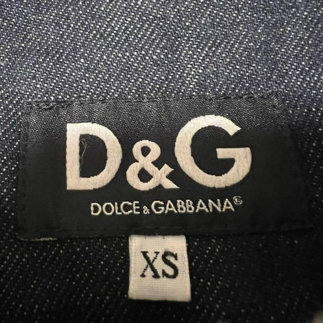 DOLCE&GABBANA デニム 切り替えし ニット デニムジャケット